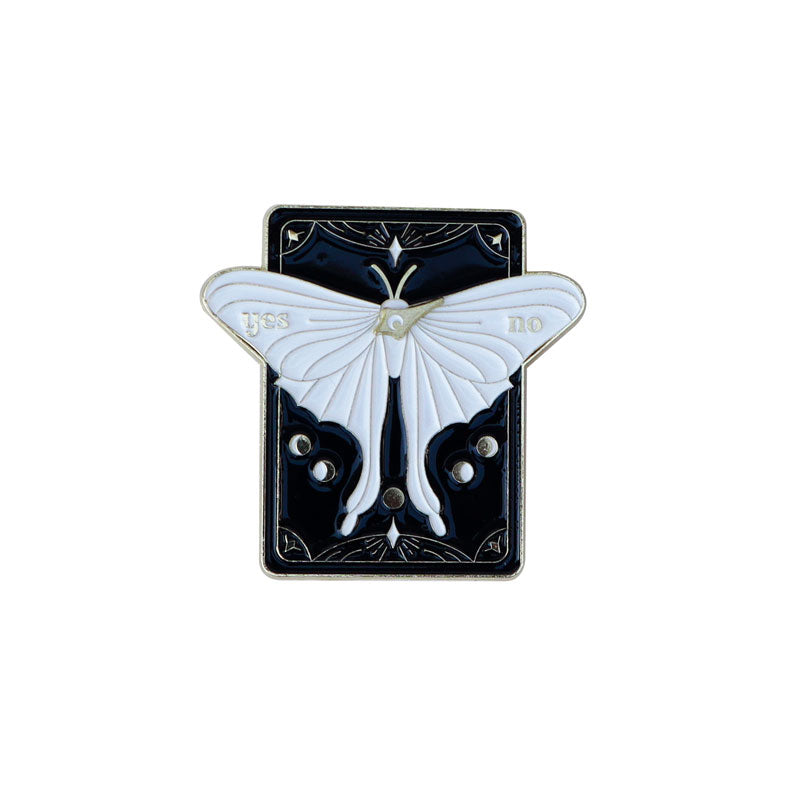 Lunar Butterfly | Interactive Enamel Pin