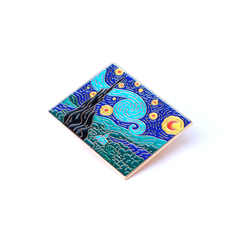 Van Gogh Starry Night | Enamel Pin