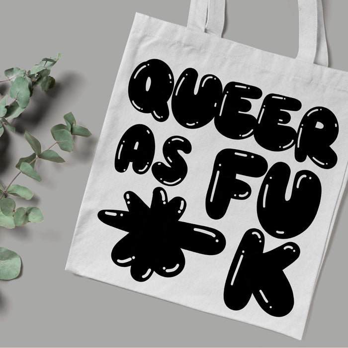 Queer AF! | White Tote Bag
